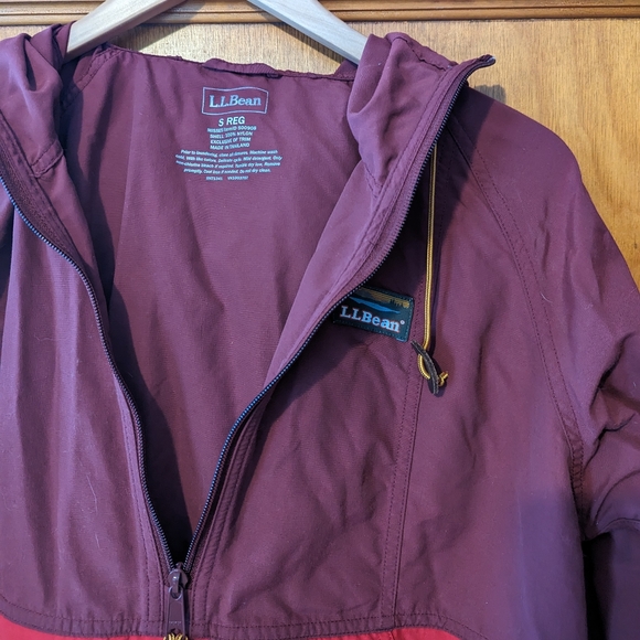 L.L. Bean Red Burgundy Mountain Anorak | Size Small - Picture 4 of 6